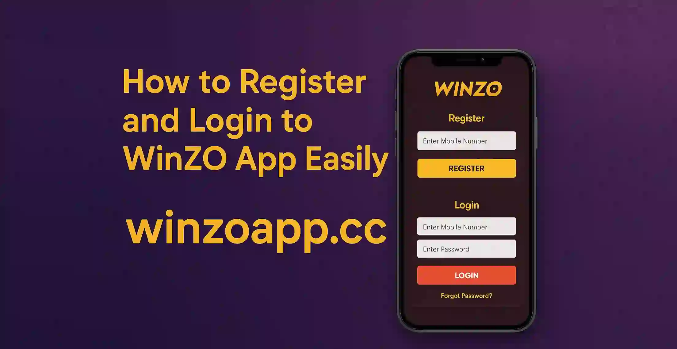 How to Register and Login to WinZO App Easily